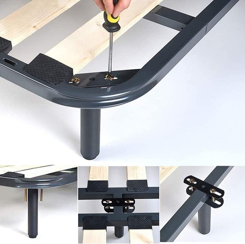Bed Frame Center Support Legs Adjustable 10-17" Heavy Duty Slat Stabilizer 2PC gallery