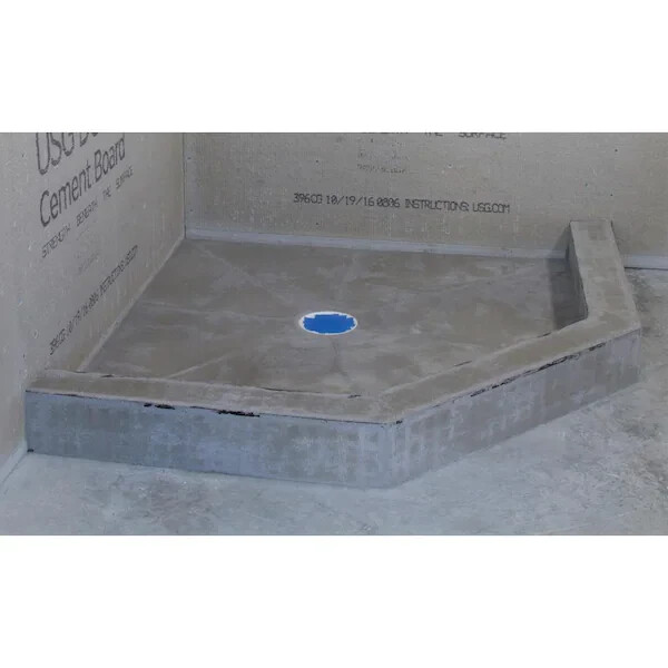 Pre-Pitch Installation Kit Custom Pitch Shower Pan Slope Liner Drain Sub Floor gallery