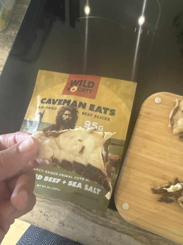 Wild Society - Caveman Eats - Grass Fed Ribeye Steak Slices - 95g Protein - O... gallery