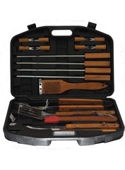 18 Piece BBQ Grill Tools Set With Case – Grilling Utensils Tailgating Camping