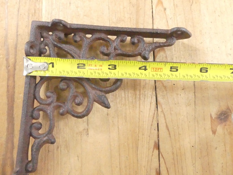 8 Antique Style Shelf Brace Wall Bracket Cast Iron Brackets Corbels Victorian gallery