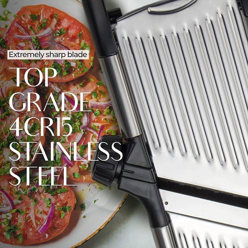 Multi-Functional Mandoline Slicer for Fruits & Vegetables - Dish-safe & Durable gallery
