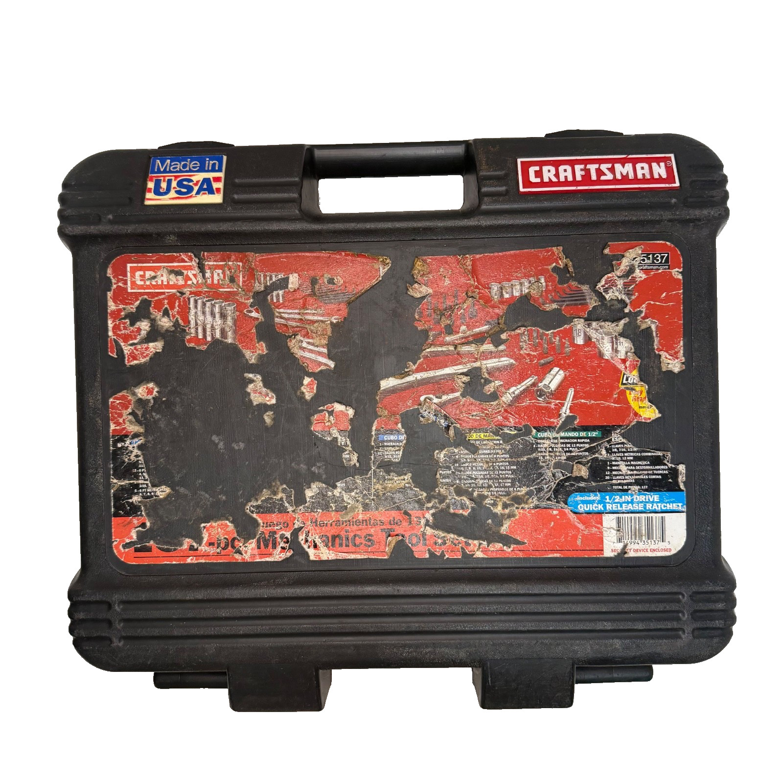 Craftsman USA 137 Pc Mechanics Tool Set 35137 Socket Set – READ gallery