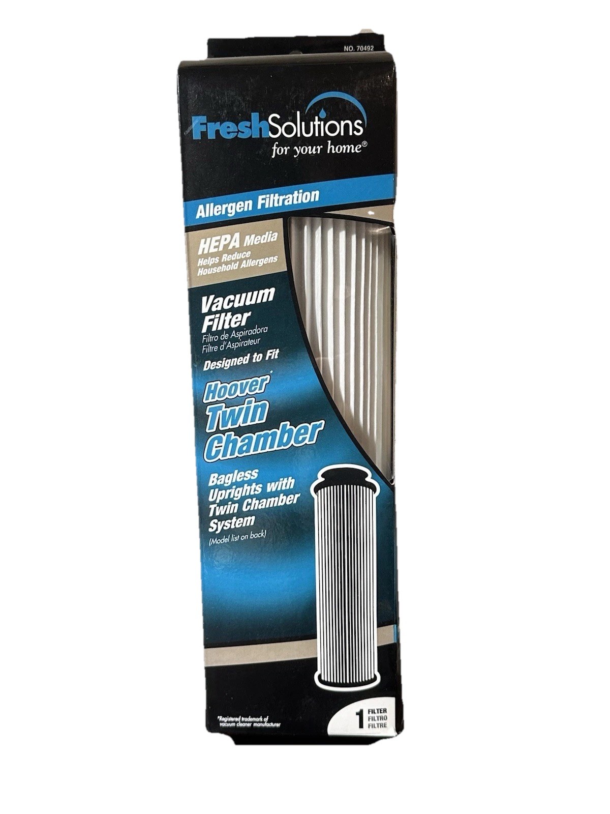 Fresh Solutions HEPA Vacuum Allergen Filtration Filter | For Hoover Twin Chamber gallery