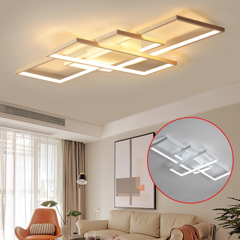Modern Ceiling Light LED Acrylic Flush Mount Chandelier Bedroom Living Room Lamp gallery