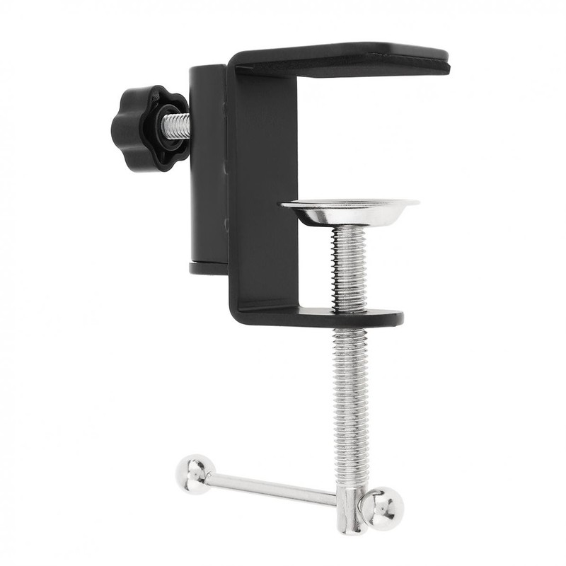 Universal Desk C-Clamp with 1/2" Thread Hole Table Clamp, Desk Light Clamp Mount gallery