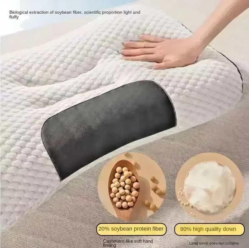 1PCS Ergonomic Neck Pillow for Sleeping Soft Adjustable Contour Support Cervical gallery