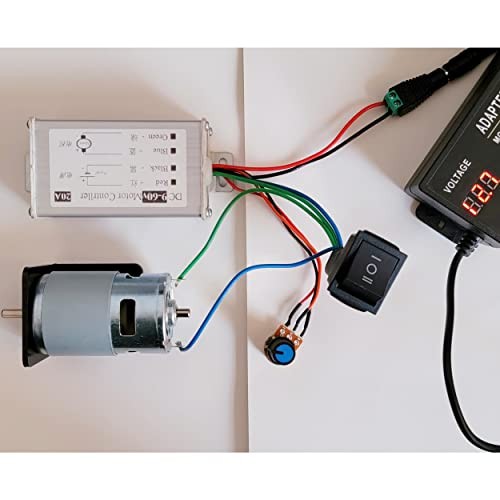 DC Motor Speed Controller 20A 1200W Brush Motor Driver Controls DC 9V-60V 12V gallery