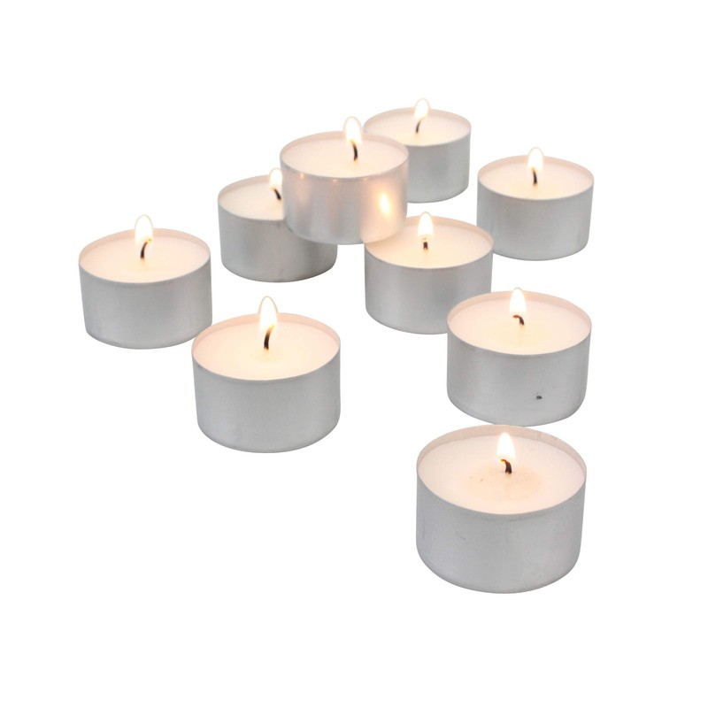 Stonebriar Unscented Long Burning White Tealight Candles, Bulk Pack, 6-7 Hour... gallery
