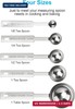 5PCS Measuring Spoons Set, Include 1/8,1/4,1/2,1 tsp, and 1tbsp Cup | Measuring gallery