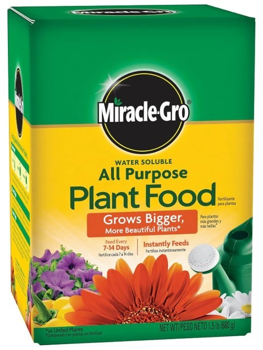 Miracle-Gro Water Soluble All Purpose Plant Food 1.5 lb Fertilizer Indoor Plants gallery