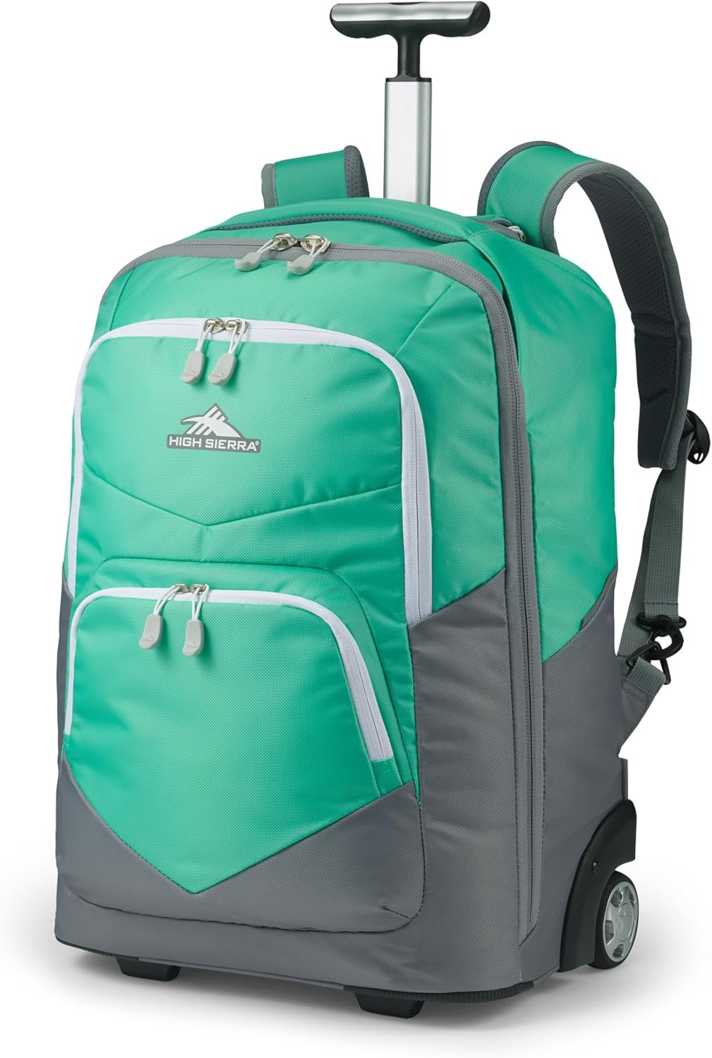 Freewheel Pro Wheeled Backpack with 360 Degree Reflectivity, Adjustable Handle, 