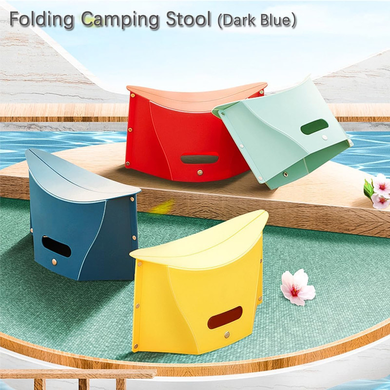 Mini Portable Folding Stool, Foldable Camping Hiking Stool, 2 in 1 Lightweigh... gallery