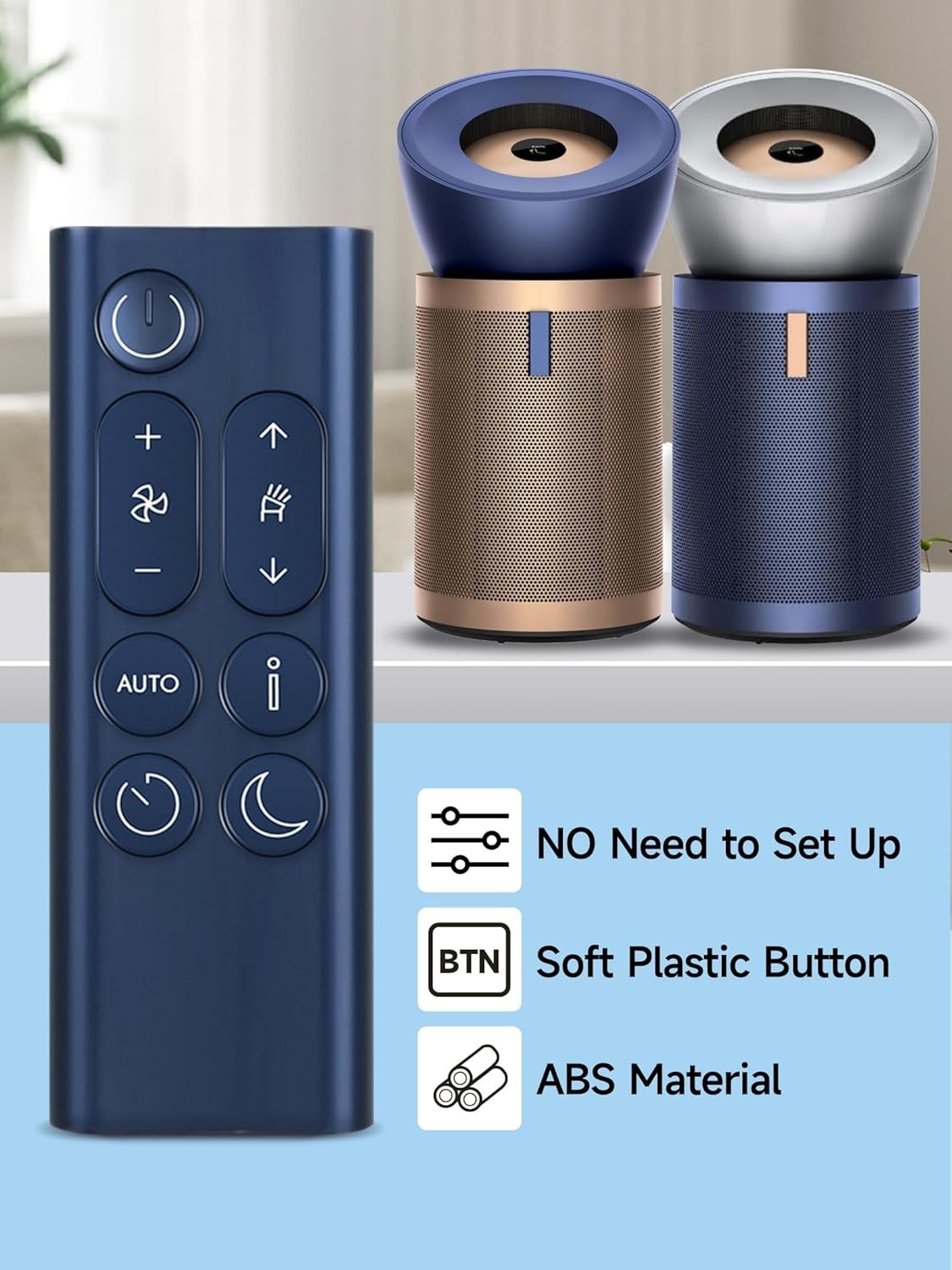 PZL Remote Control Replacement for Dyson Purifier Big, Quiet Fan, Compatible gallery