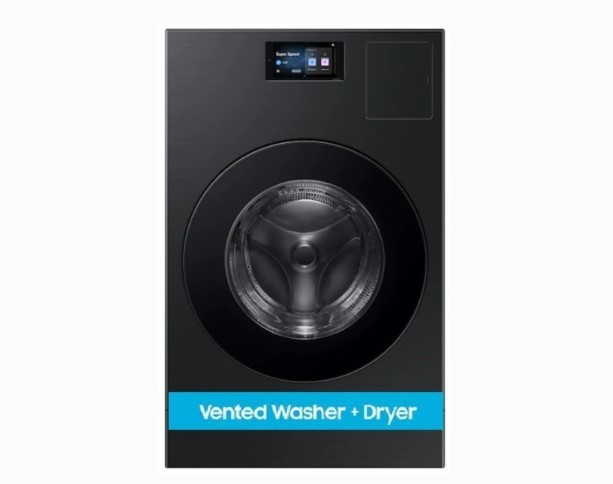 Samsung 27" Front Load Washer/Dryer Combo with 5.3 cu ft Capacity - WD90F53AVB gallery