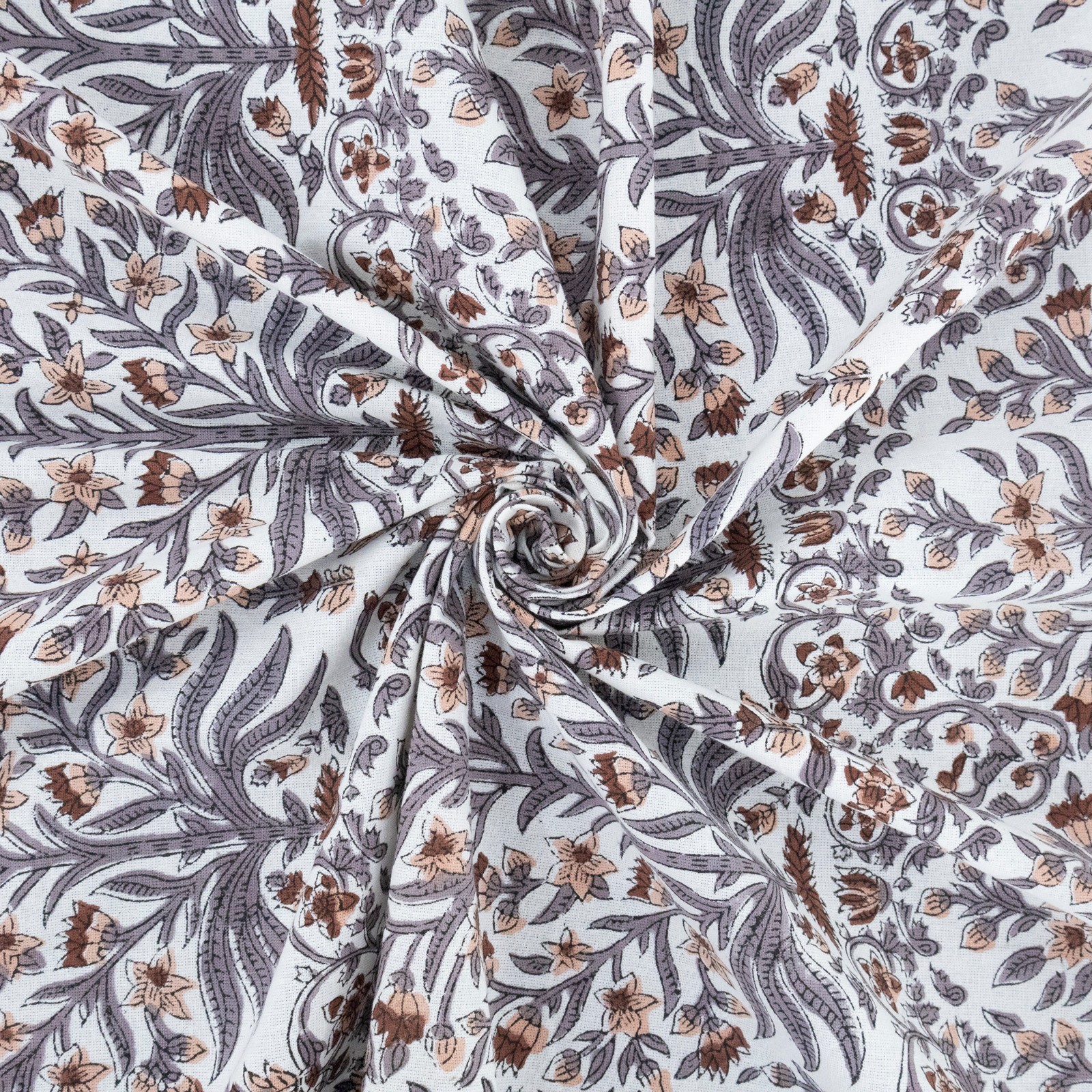 Dining Tablecloth, Cotton Table Cover, Wedding Gift, Block Printed Linens gallery