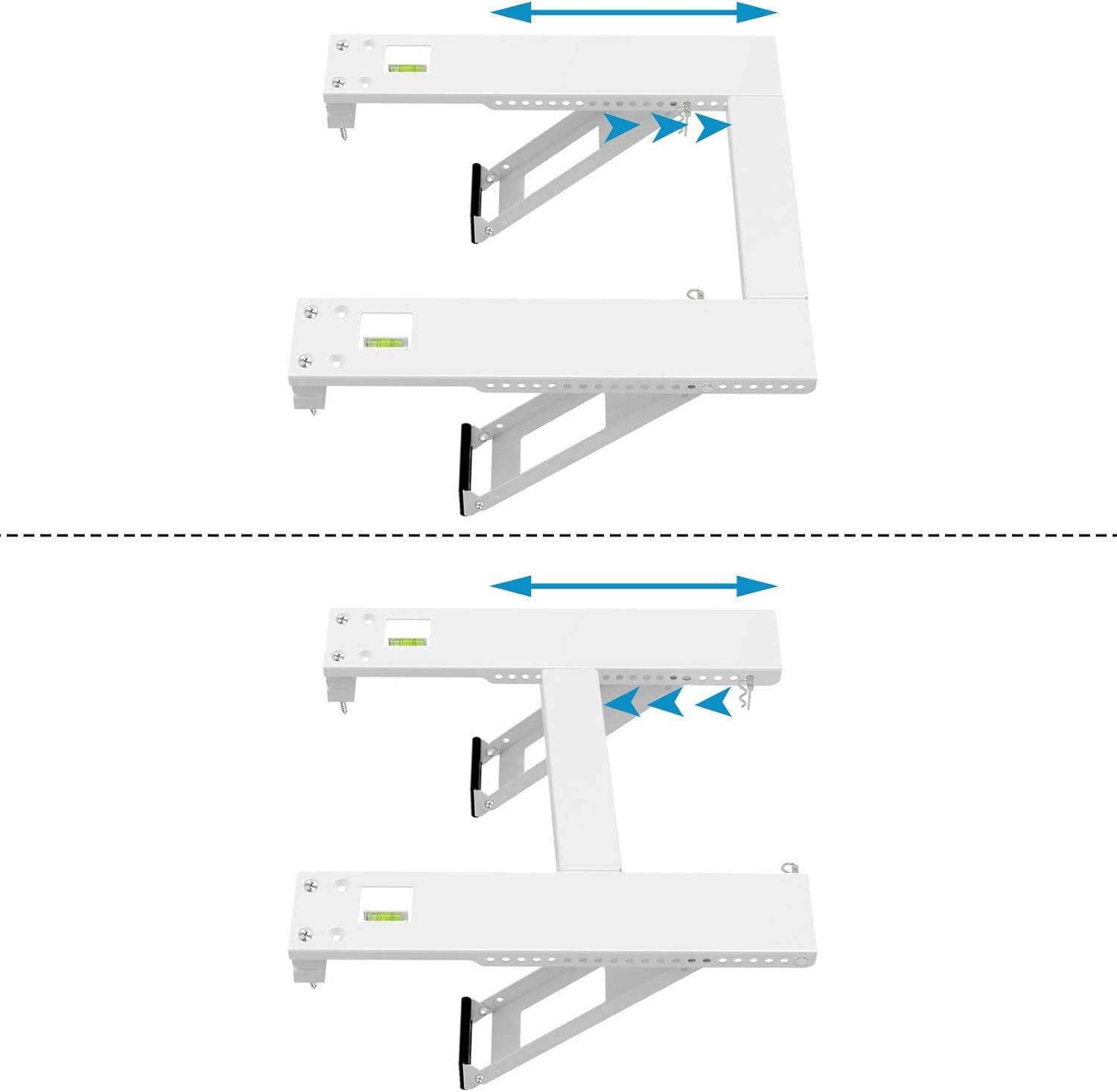 Qualward Air Conditioner Bracket Window AC Support Up to 180 lbs, White gallery
