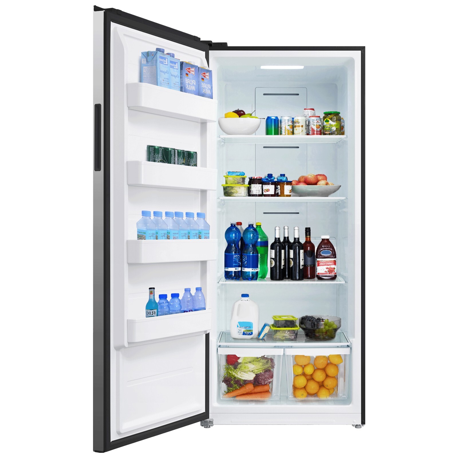 21 CU.FT Left Door Garage Freezer 33 Inch Upright Freezer in Stainless Steel gallery