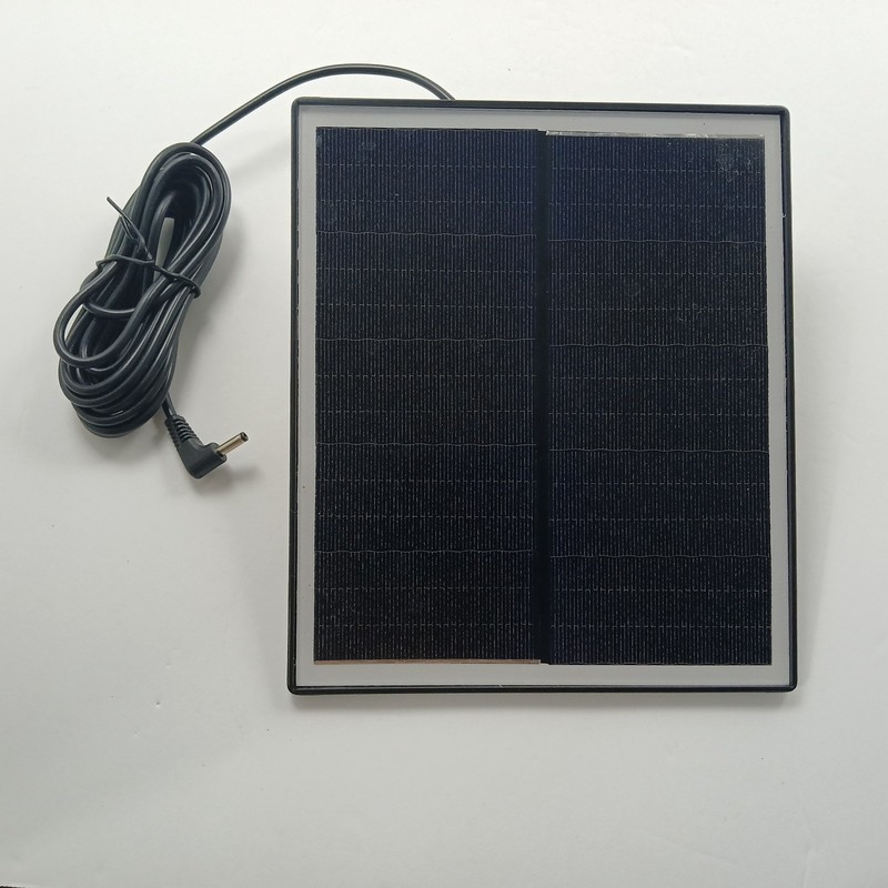 Solar Panel 3.5mm Barrel Plug Waterproof Charger for Wireless Security Camera gallery