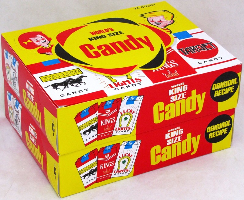 Worlds King Size Candy Cigarettes 2 Boxes 48 Packs Total Bulk Sticks Candies gallery