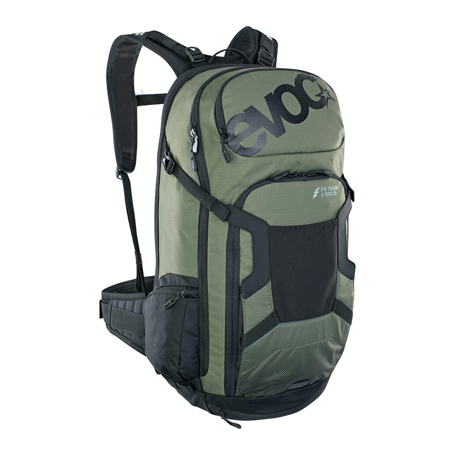 EVOC FR Tour E-Ride 30L E-Bike Backpack with Shock-Absorbing LITESHIELD,