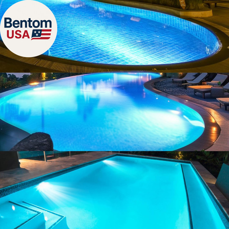 LED Pool Light for Inground Pool 120V 65W PRO, White Light 6500K with 6500Lm Hig gallery