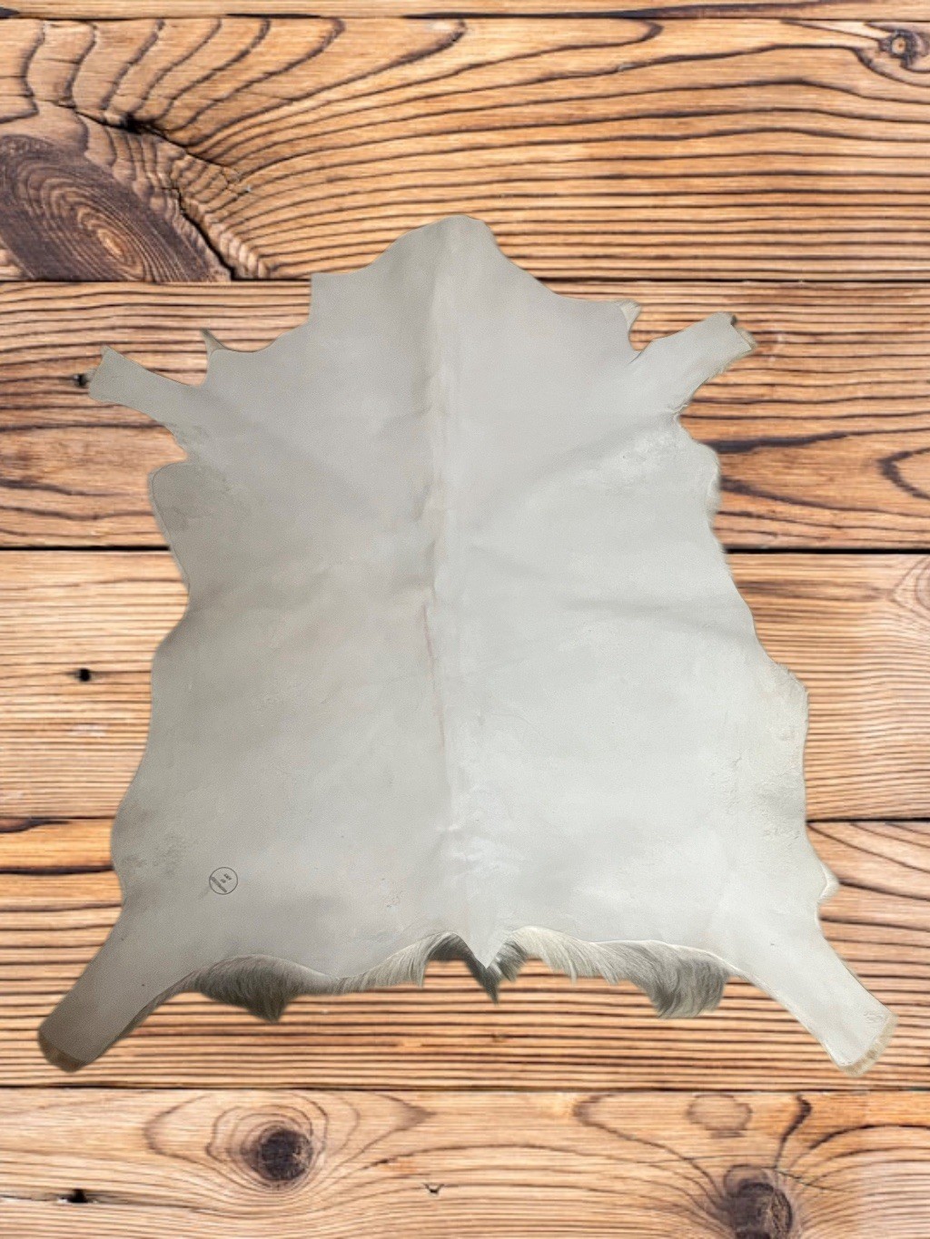 Large GOAT Western Hide Rug Natural Pattern Fur Goat Hide 34” X24” gallery