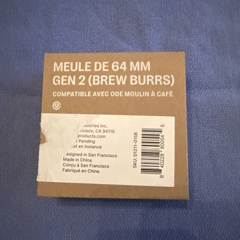 Fellow - ODE Gen 2 Brew Burrs Fellow. USED gallery