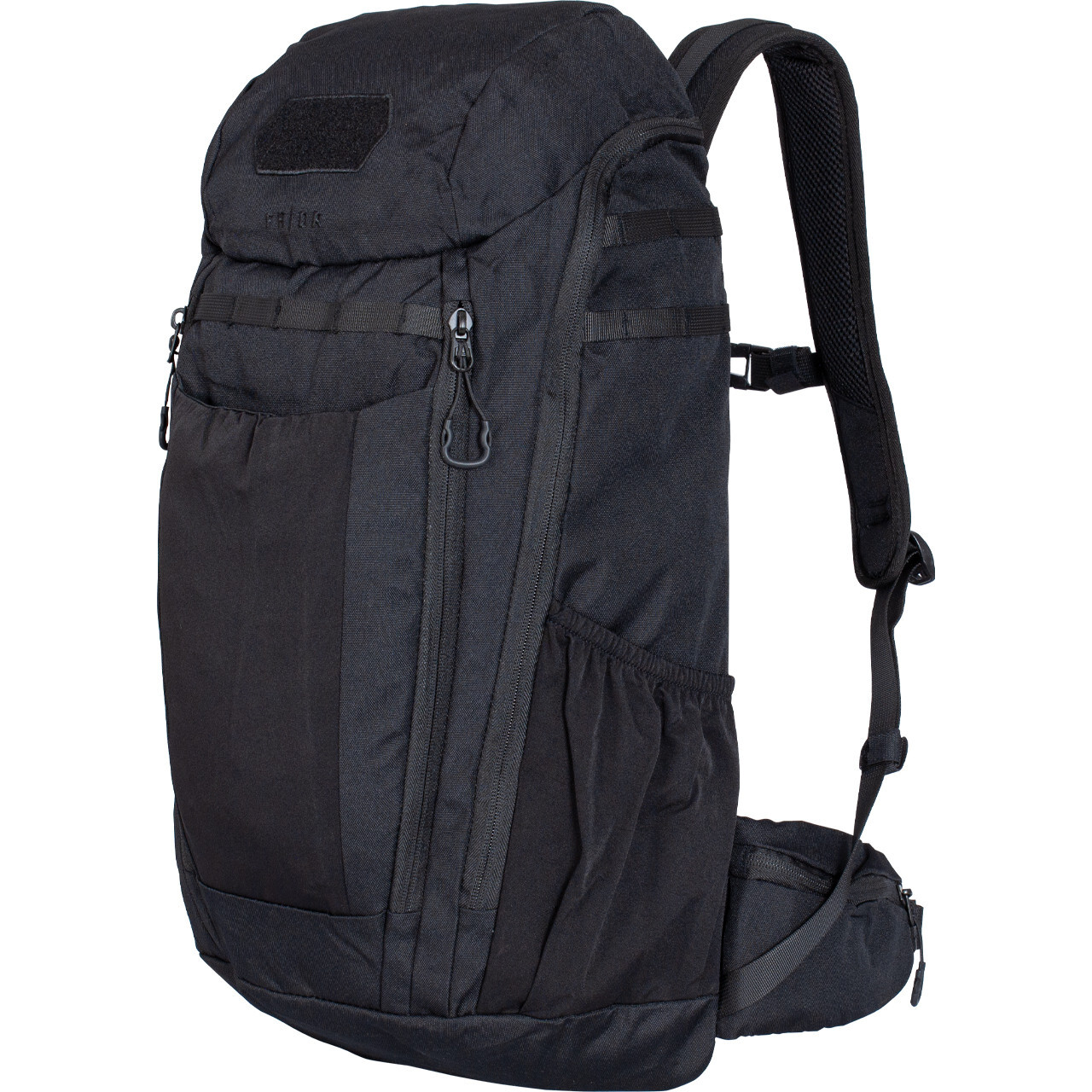 FHIOR Tactical Backpack 30L Black w/Large Main Compartment Adjustable Straps 5