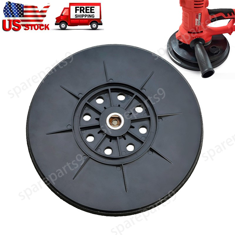 New 9" 8 Hole Hook and Loop Sanding Disc Backing Pad for Drywall Orbital Sander gallery