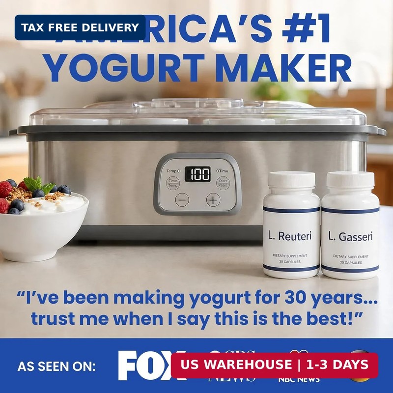 Ultimate Probiotic Yogurt Maker for Easy-to-Make Live Probiotics at Home with Ad gallery