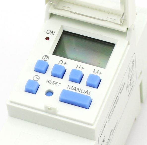 Digital LCD DIN Programmable Weekly Rail Timer AC 110V 16A Time Relay Switch New gallery