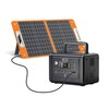 Flashfish T200 Solar Generator LiFePO4 300W 153.6Wh With Solar Panel 60W 18V US gallery
