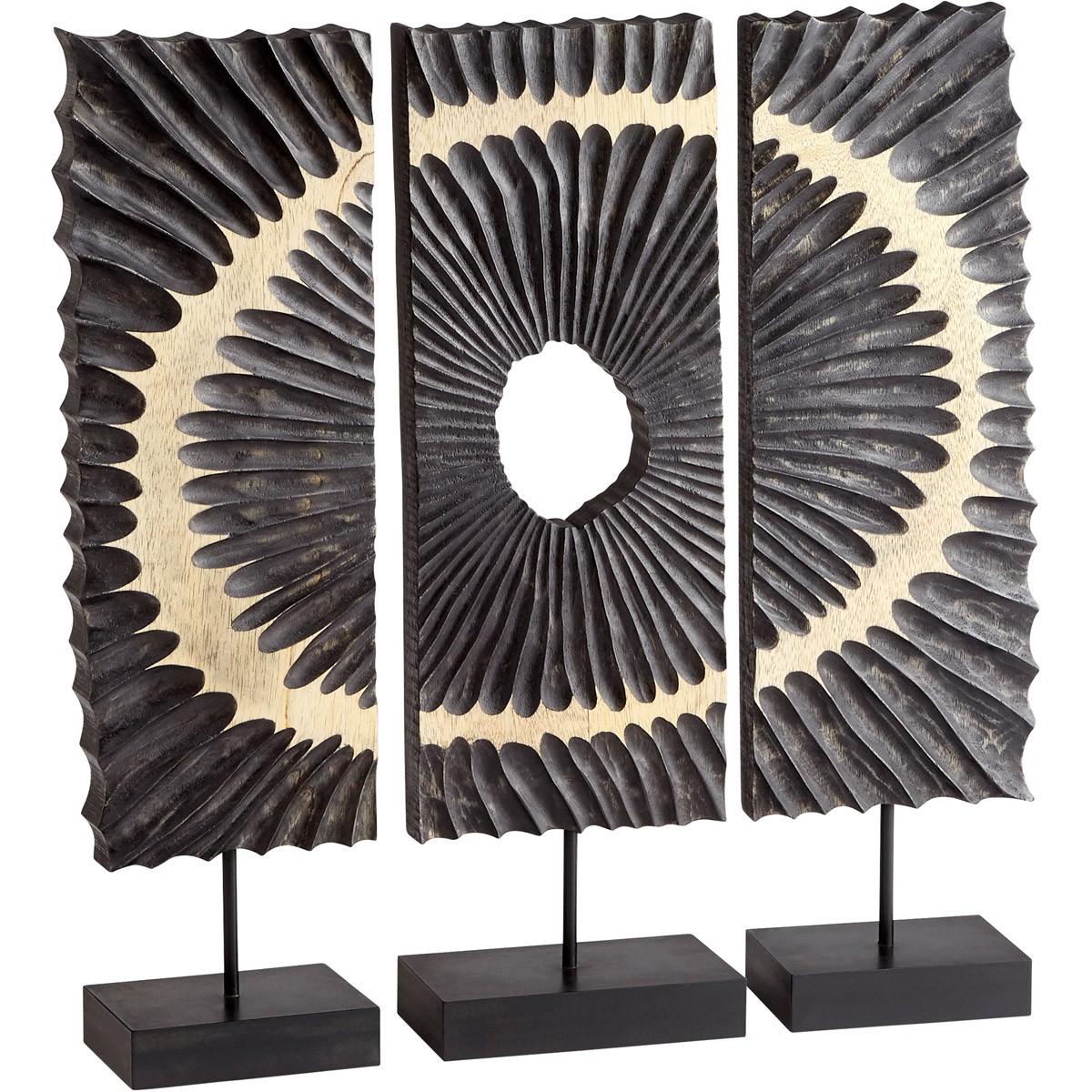 Cyan Design 10722 Ruffle 27 X 24 inch Sculpture, 3 Piece gallery