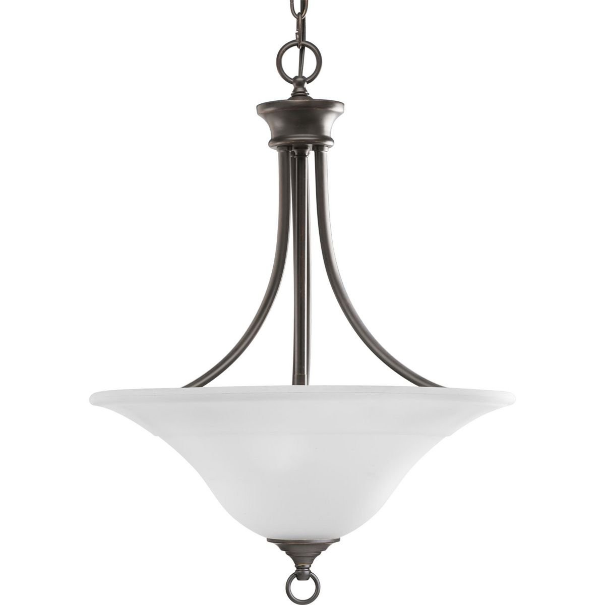 Progress Lighting 3-Light Foyer 18-Inch Diameter x 24-Inch Height, Bronze gallery