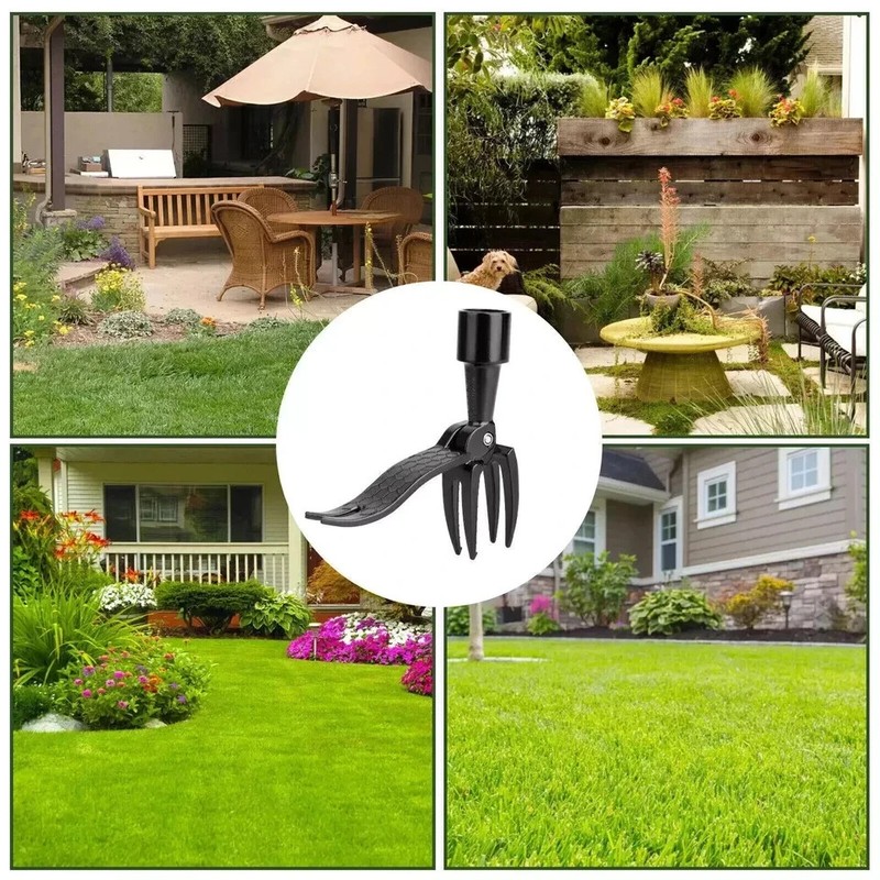 Weeder Puller Stand Up Weed Tool Handle Claw Garden Outdoor Root Remover Killer. gallery