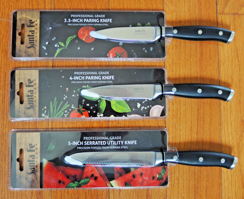 YOUR CHOICE Santa Fe 3.5" Paring - 4" Paring - 5" Serrated Utility Knife gallery