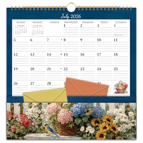 Calendar 2026-2027 - Wall Calendar with Pocket, July 2026 to December 26-27 gallery