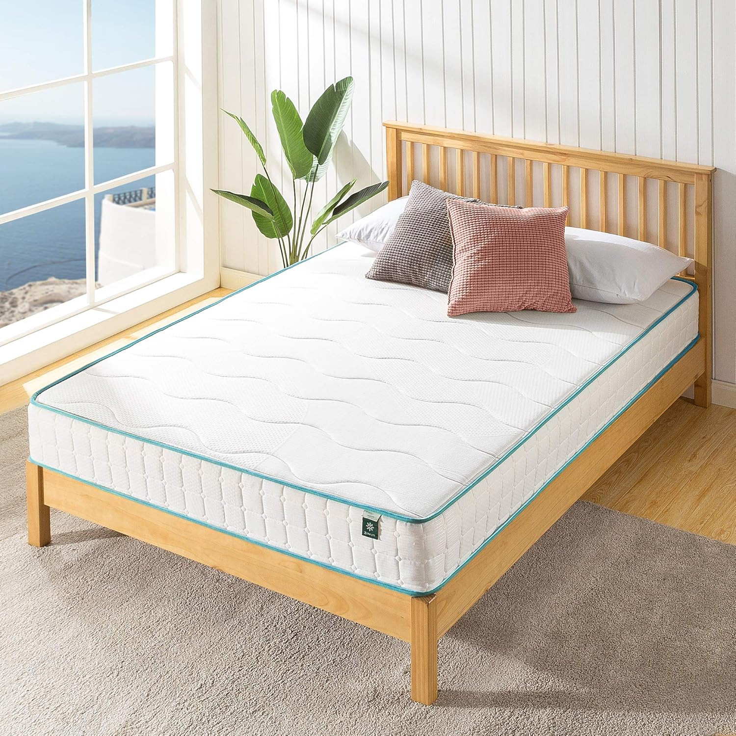 Zinus 10 Inch Tight Top Spring Mattress, Twin, Innerspring Mattress, Certipur-Us gallery