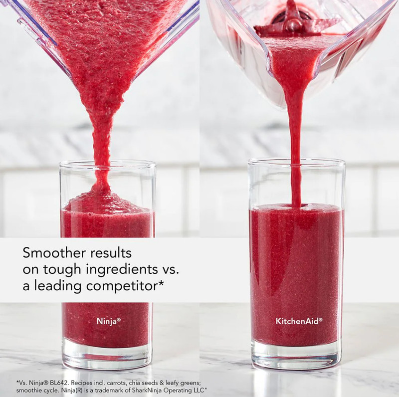 New KitchenAid KSB4026BE Beetroot K400 Blender 48oz Jar gallery