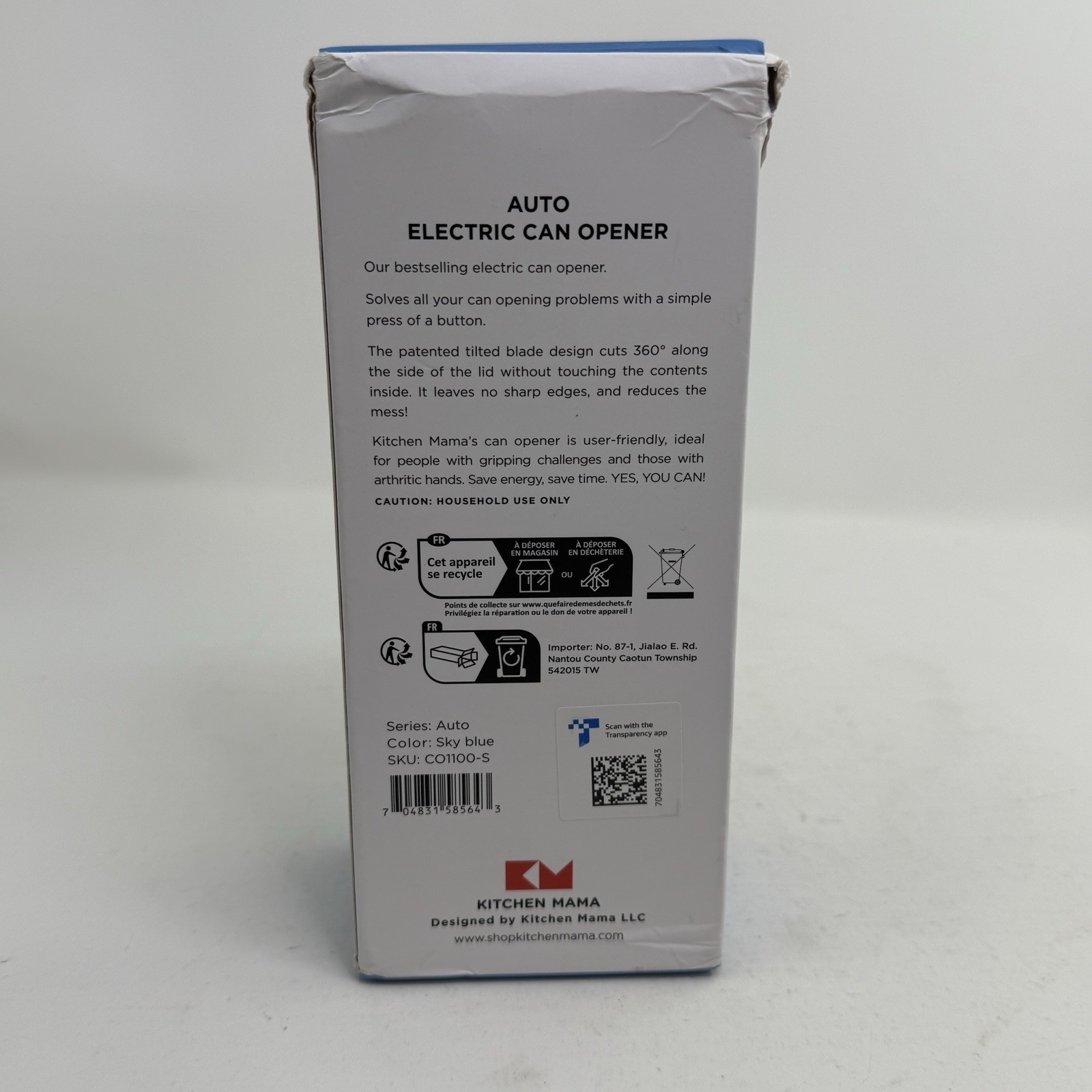 Kitchen Mama Yes You Can Auto Electric Can Opener Sky Blue New gallery