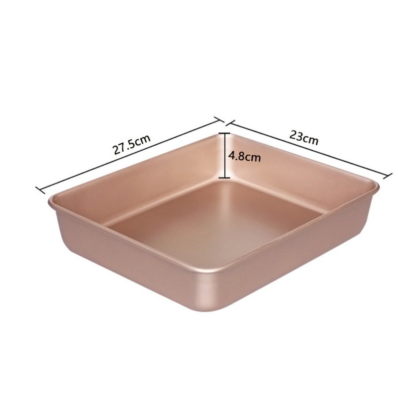 Carbon Steel Baking Tray Rectangular Easy Release Oven Safe 27.5x23x4.8cm gallery