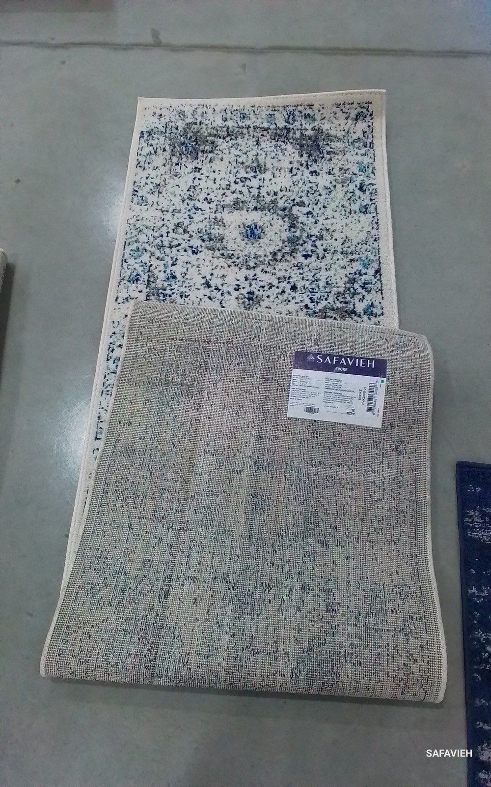 IVORY / GREY 2'-2" x 7'-0" Flaw in Rug, Reduced Price 1172790108 EVK220D-27 gallery
