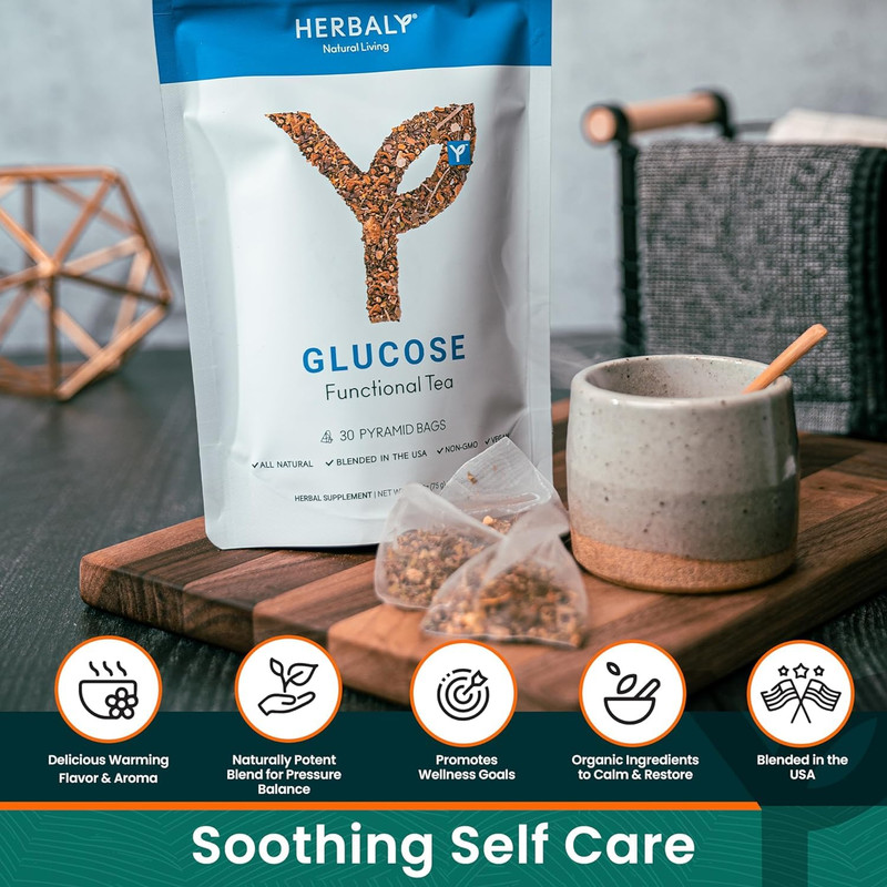 Herbaly Glucose Functional Tea - Vitality & Wellness - Gymnema Sylvestre, Ceylon gallery