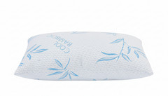 Adjustable Bamboo Bed Pillow, Cool Bamboo Sleeping Pillow, Shredded Memory Foam
