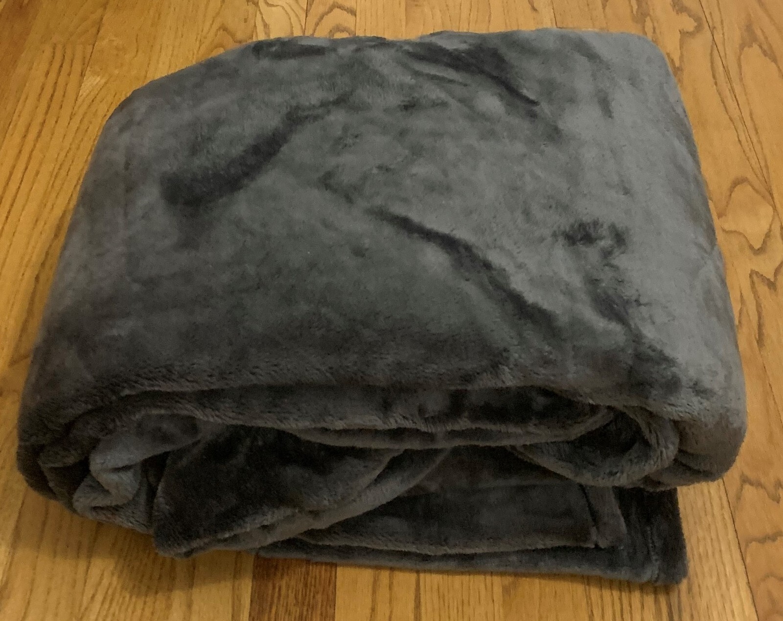 Threshold Microplush Bed Blanket , hot coffee, Full/queen 90" x 92" - LOOKS GRAY gallery