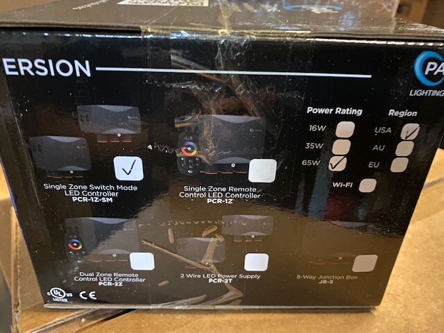 PAL Lighting Multi-Color Single Zone Switch Control Transformer | 65W 24V DC NEW gallery