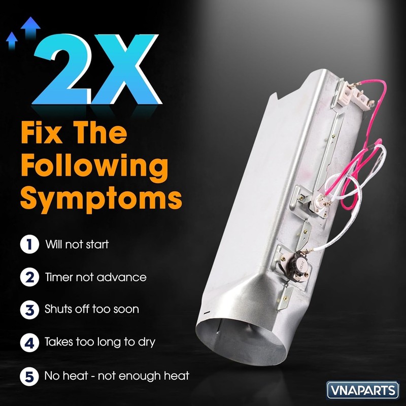 Durable Dryer Heating Element for LG DLEX Models - Restores Heat Efficiency gallery