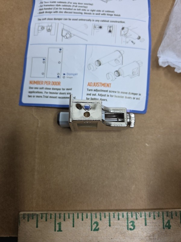 (25) Grass Unisoft Universal Soft-Close Adapter for Doors Cabinet Damper SCD103 gallery