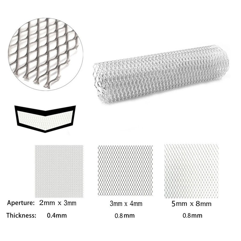 2 Sheet Aluminum Wire Mesh Modelling Mesh Fine Medium Coarse DIY Projects 10"x8" gallery